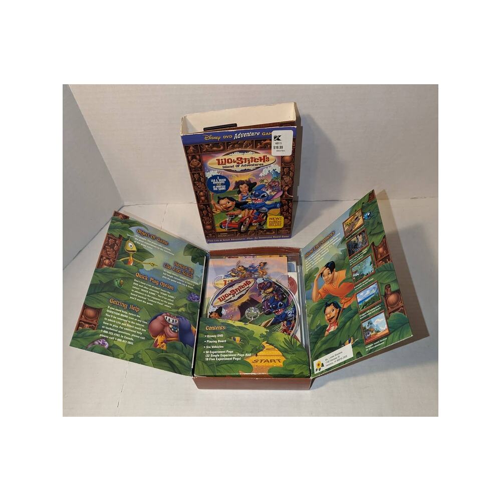 2003 Disney's Lilo & Stitch's Island of Adventures DVD Game New Game Sealed